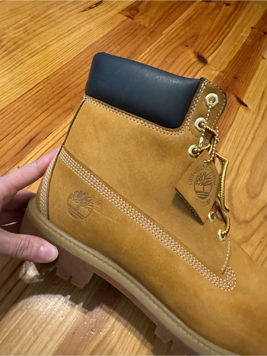 Timberland Mens 6 Inch Boot Wheat Nubuck Premium 10061 Size 11 M main image 8